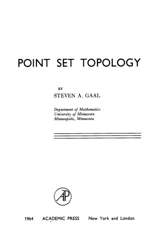 Point Set Topology