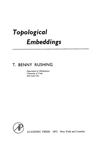 Topological Embeddings