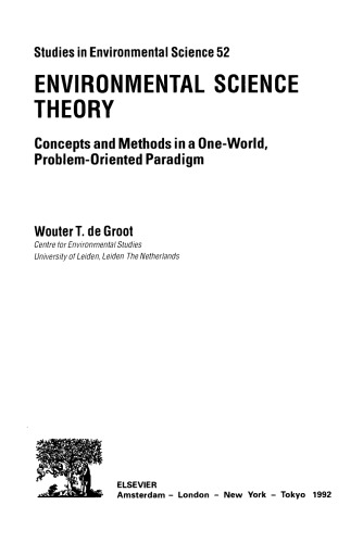 Environmental Science Theory: Concepts and Methods in a One-World, Problem-Oriented Paradigm