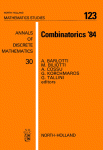 Combinatorics ’84, Proceedings of the International Conference on Finite Geometries and Combinatorial Structures