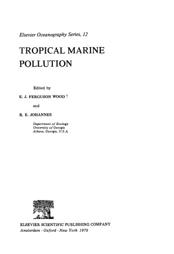 Tropical Marine Pollution