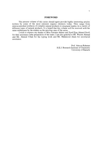 Stereoselective Synthesis