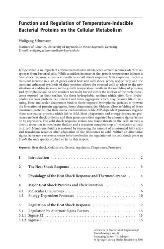 Influence of Stress on Cell Growth and Product Formation