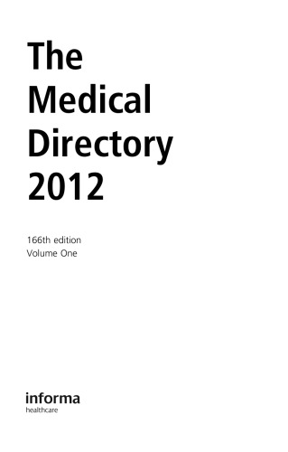 The Medical Directory 2012