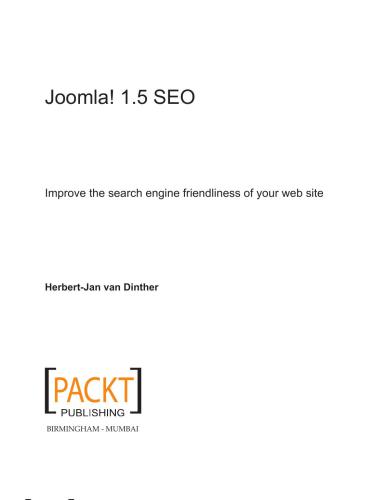 Joomla! 1.5 SEO