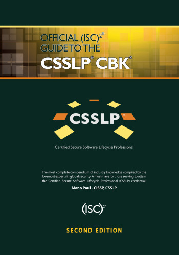 Official (ISC)2 Guide to the CSSLP CBK