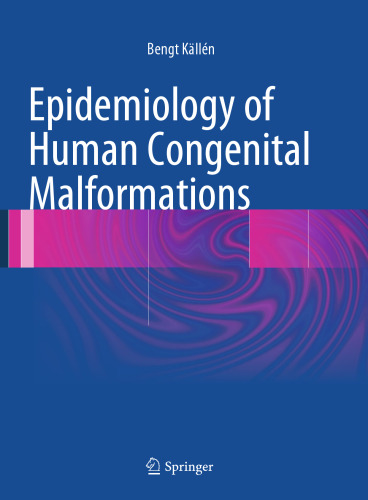 Epidemiology of Human Congenital Malformations