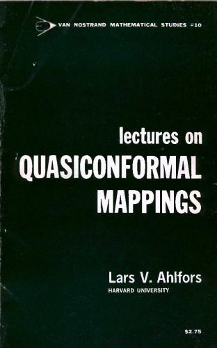 Lectures on Quasiconformal Mappings