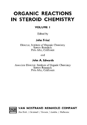 Organic reactions in steroid chemistry