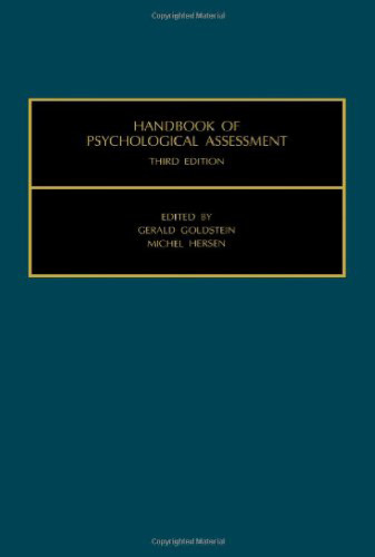 Handbook of Psychological Assessment, Third Edition