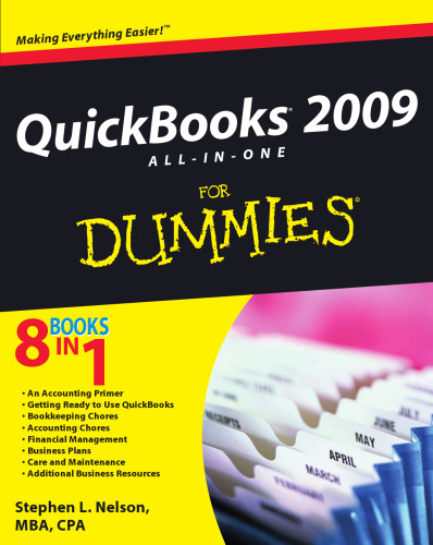 QuickBooks 2009 All-in-One For Dummies