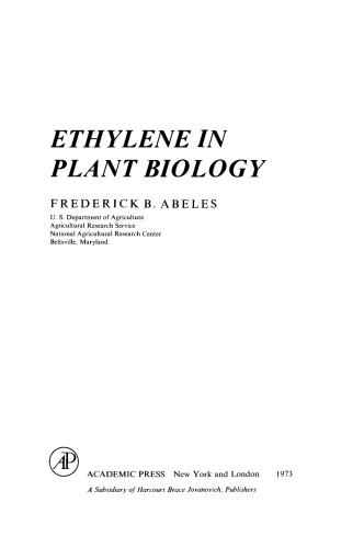 Ethylene in Plant Biology