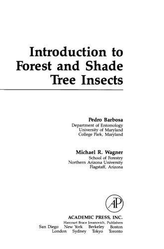 Introduction to Forest and Shade Tree Insects