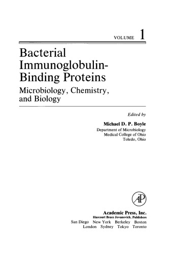 Bacterial Immunoglobulin-binding Proteins