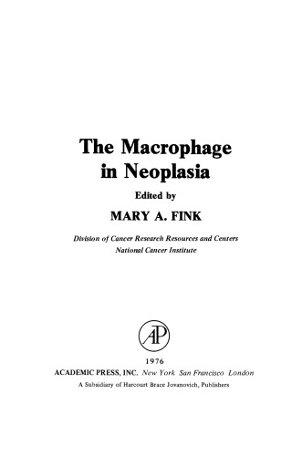 The Macrophage in Neoplasia