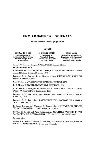 Chemical Mutagens: Environmental Effects on Biological Systems