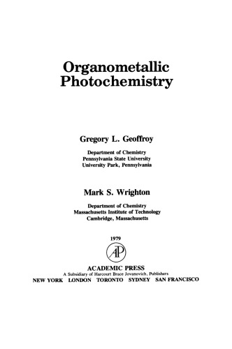 Organometallic Photochemistry