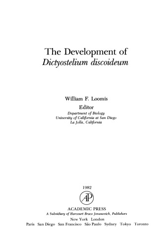 The Development of Dictyostelium Discoideum