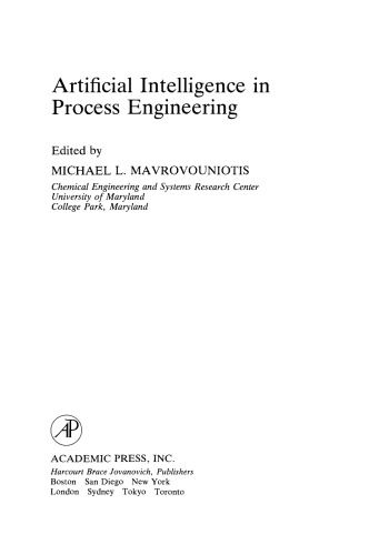 Artificial Intelligence in Process Engineering