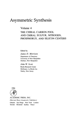 Asymmetric Synthesis