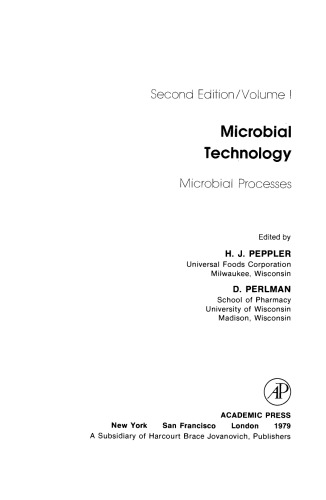 Microbial Technology. Microbial Processes