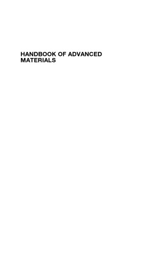 The Handbook of Advanced Materials: Enabling New Designs