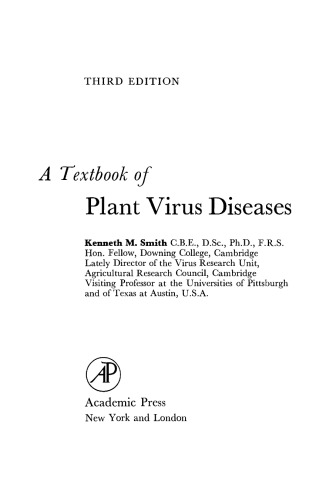 A Textbook of Plant Virus Diseases