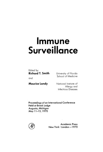 Immune Surveillance