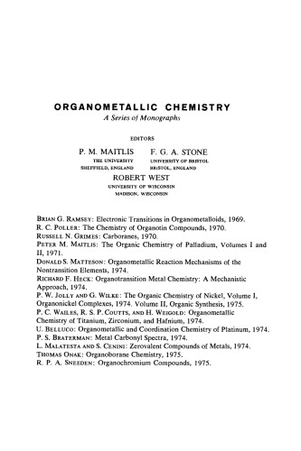 Organochromium Compounds