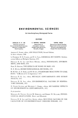 Mutagenic Effects of Environmental Contaminants