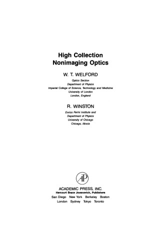 High Collection Nonimaging Optics