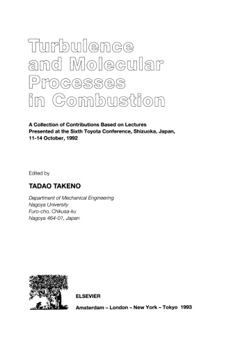 Turbulence and Molecular Processes in Combustion