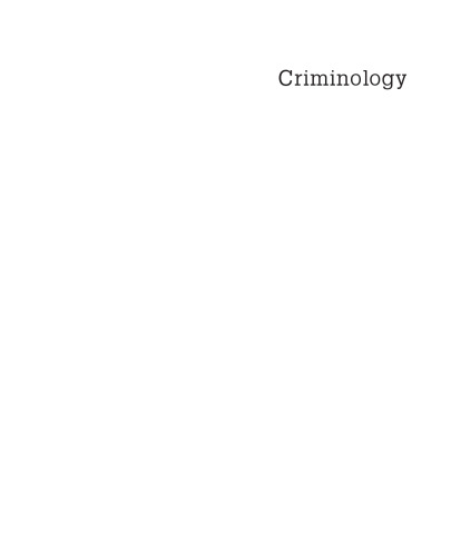 Criminology