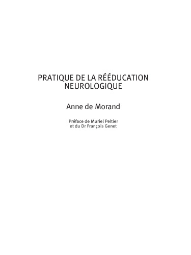 Guide pratique de rééducation neurologique