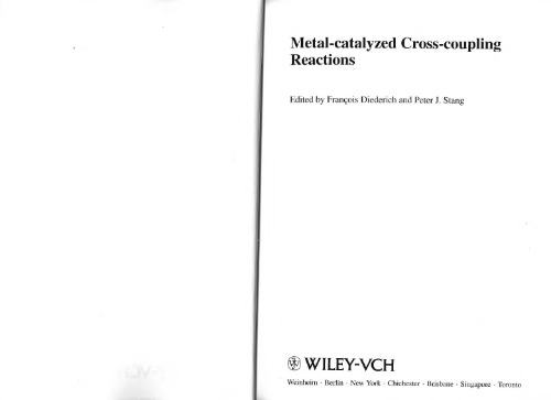 Metal-catalized cross-coupling reactions