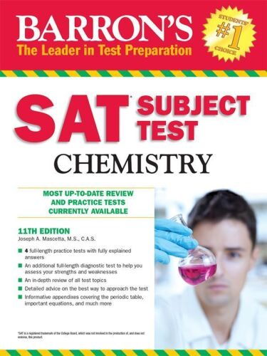 Barron's SAT Subject Test Chemistry, 11th Edition