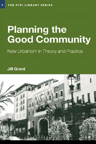 Planning the Good Community