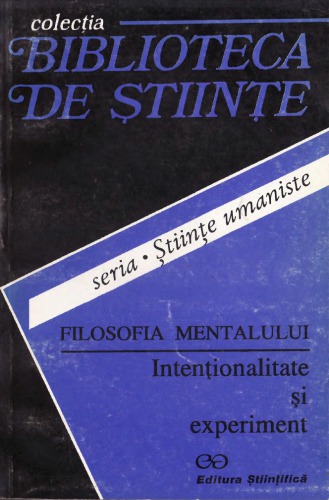 Filosofia mentalului~ Intentionalitate si experiment