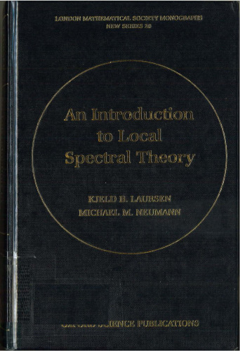 Introduction to Local Spectral Theory