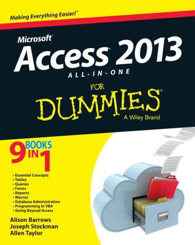 Access 2013 All-in-One For Dummies