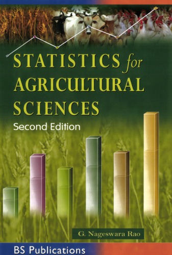 Statistics for Agricultural Sciences