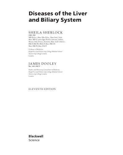 Diseases of the Liver & Biliary System