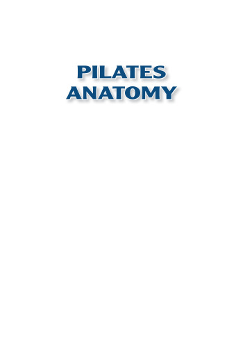 Pilates Anatomy