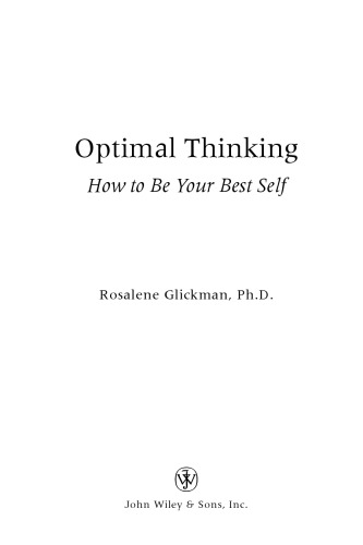 Optimal Thinking: How to Be Your Best Self