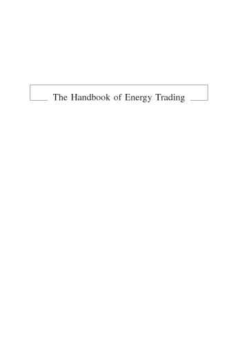 The Handbook of Energy Trading