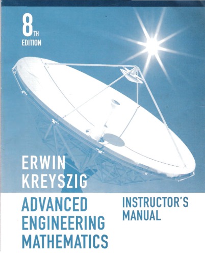 Instructor's Solutions Manual to Advanced Engineering Math 8E