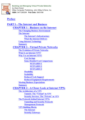 Building & Managing Virtual Private Networks