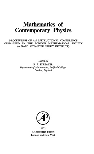 Mathematics of Contemporary Physics