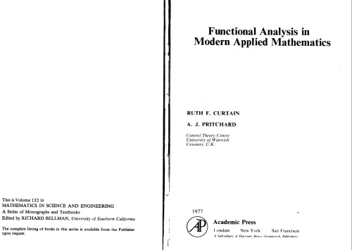 Functional Analysis in Modern Applied Mathematics