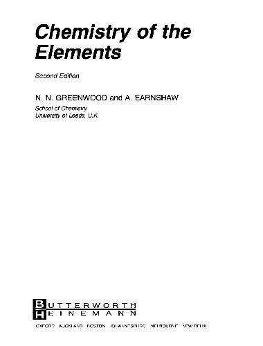 Chemistry of Elements